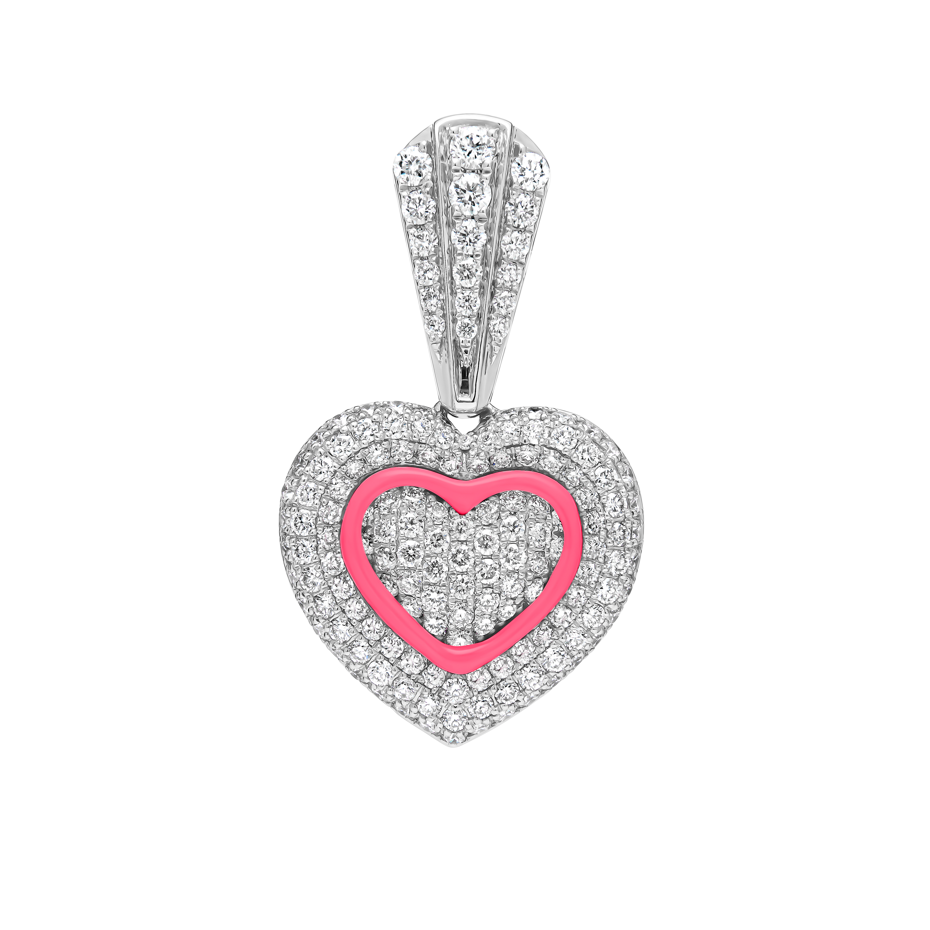 Heartbeat Regent Earring - White Gold