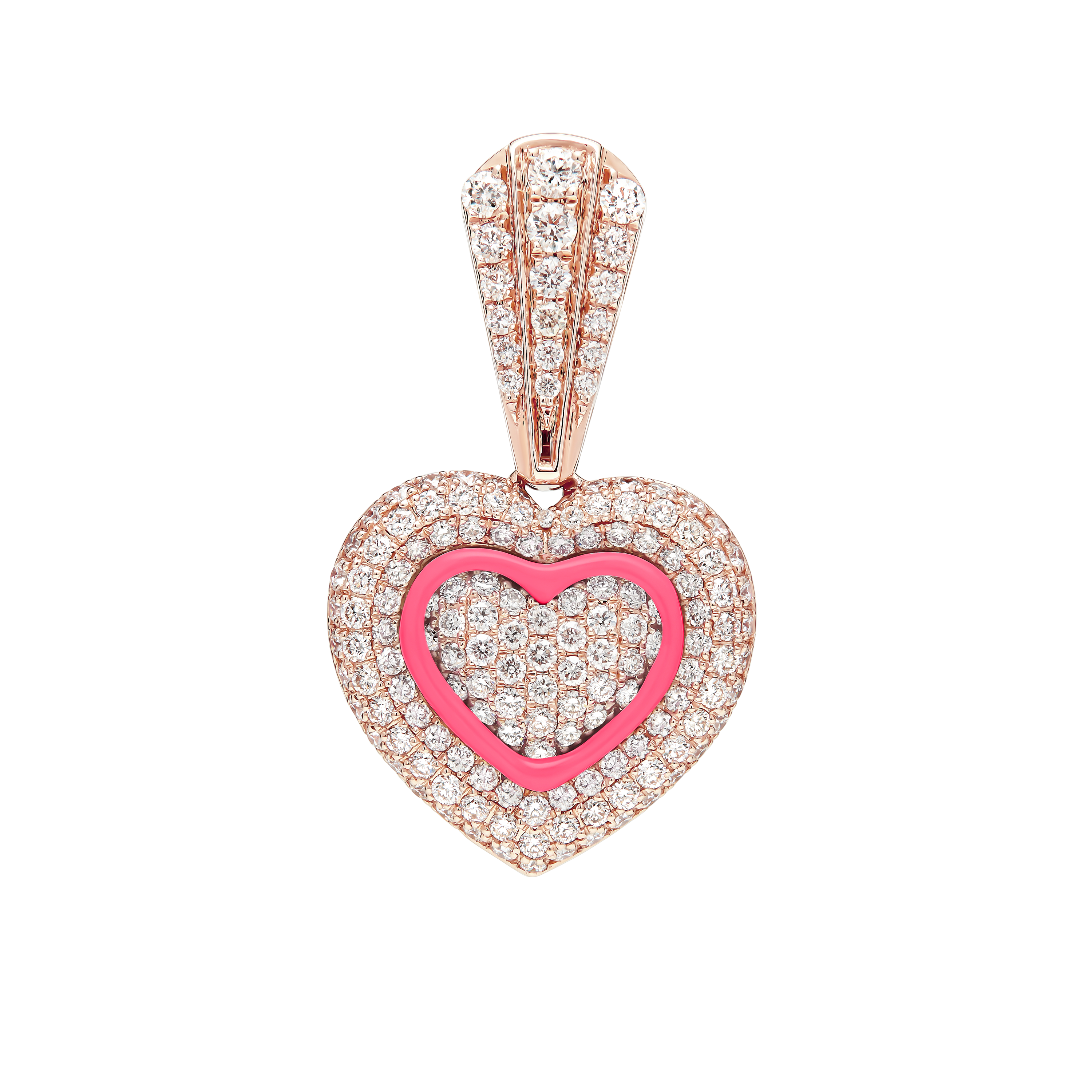 Heartbeat Regent Earring - Rose Gold