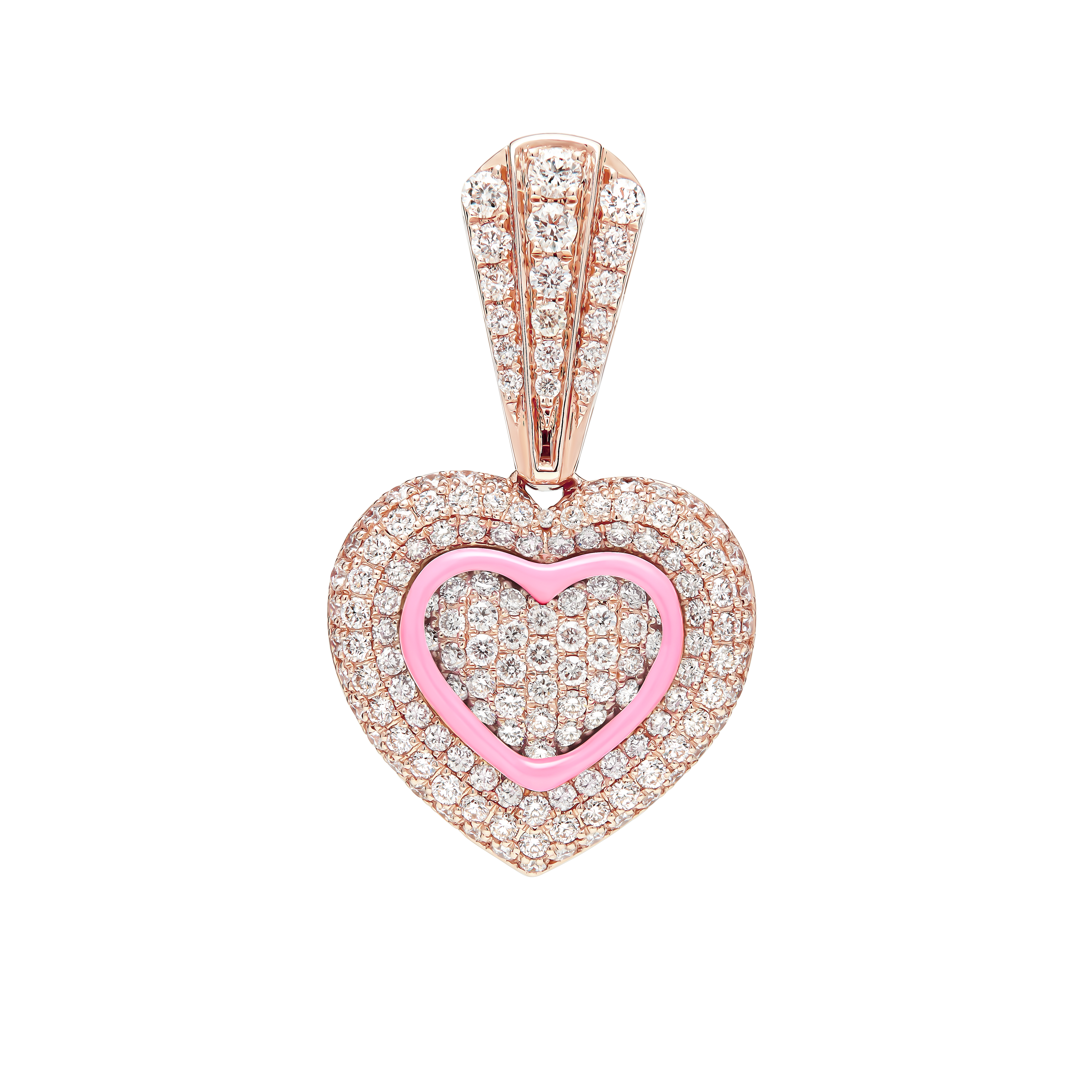 Heartbeat Regent Earring - Rose Gold