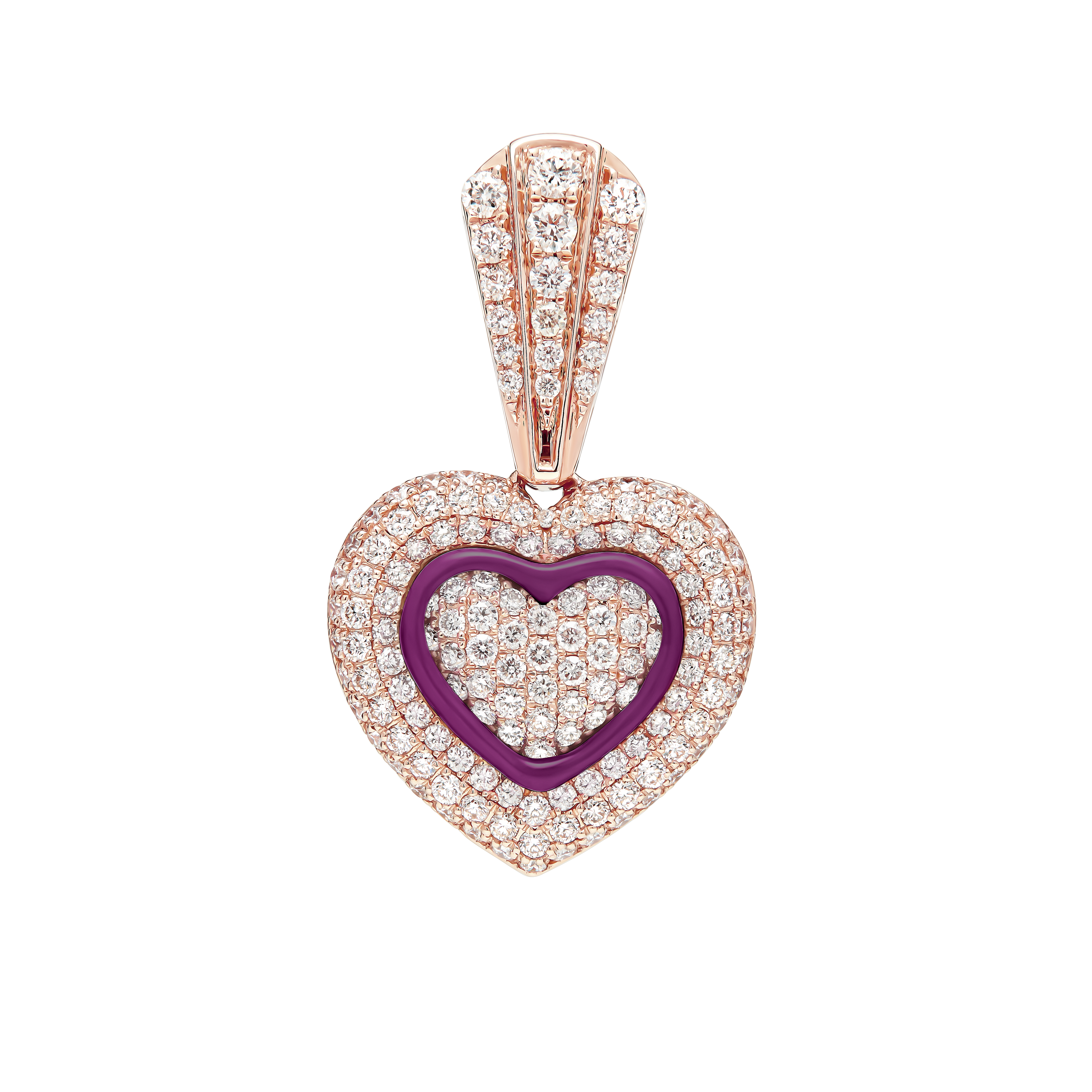 Heartbeat Regent Earring - Rose Gold