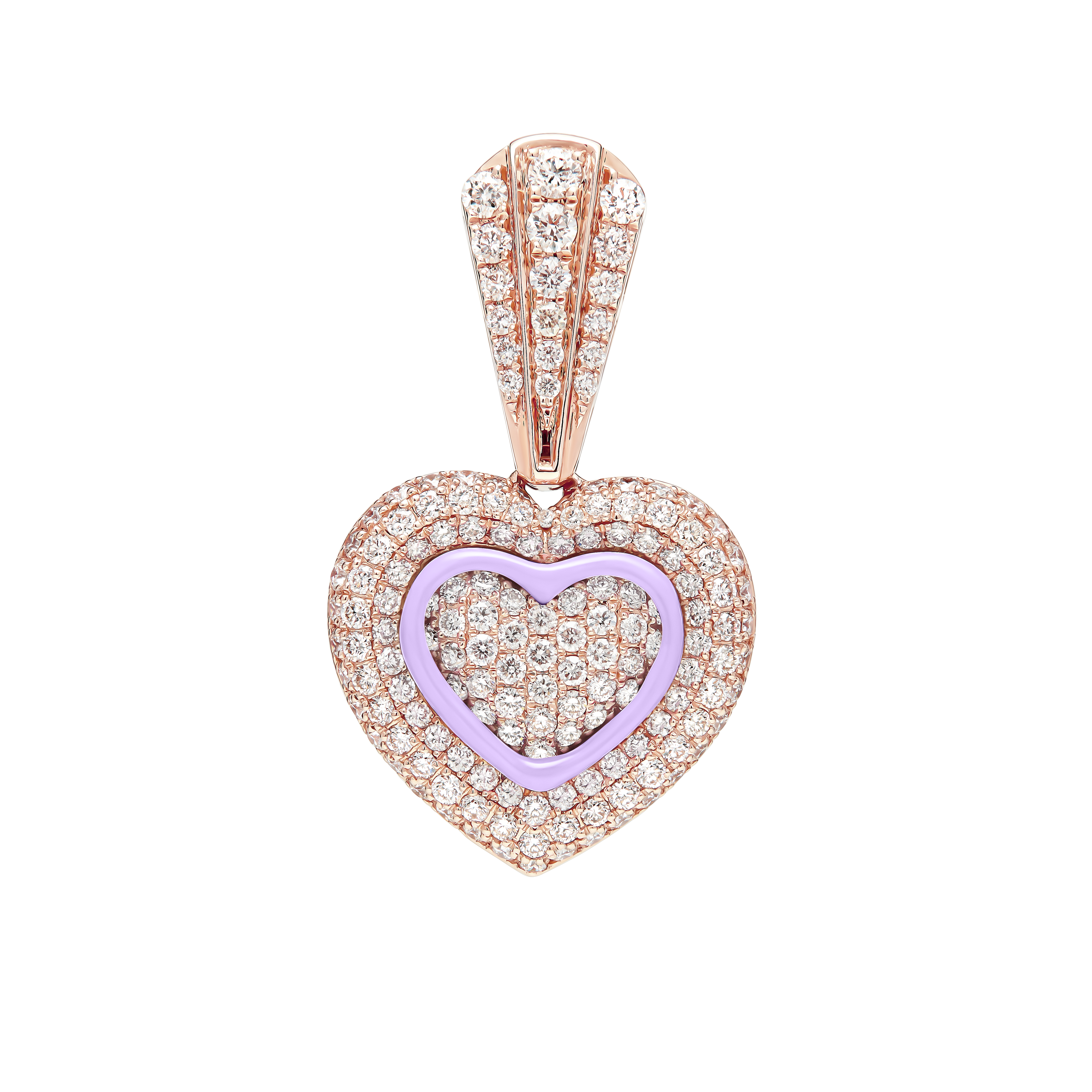 Heartbeat Regent Earring - Rose Gold
