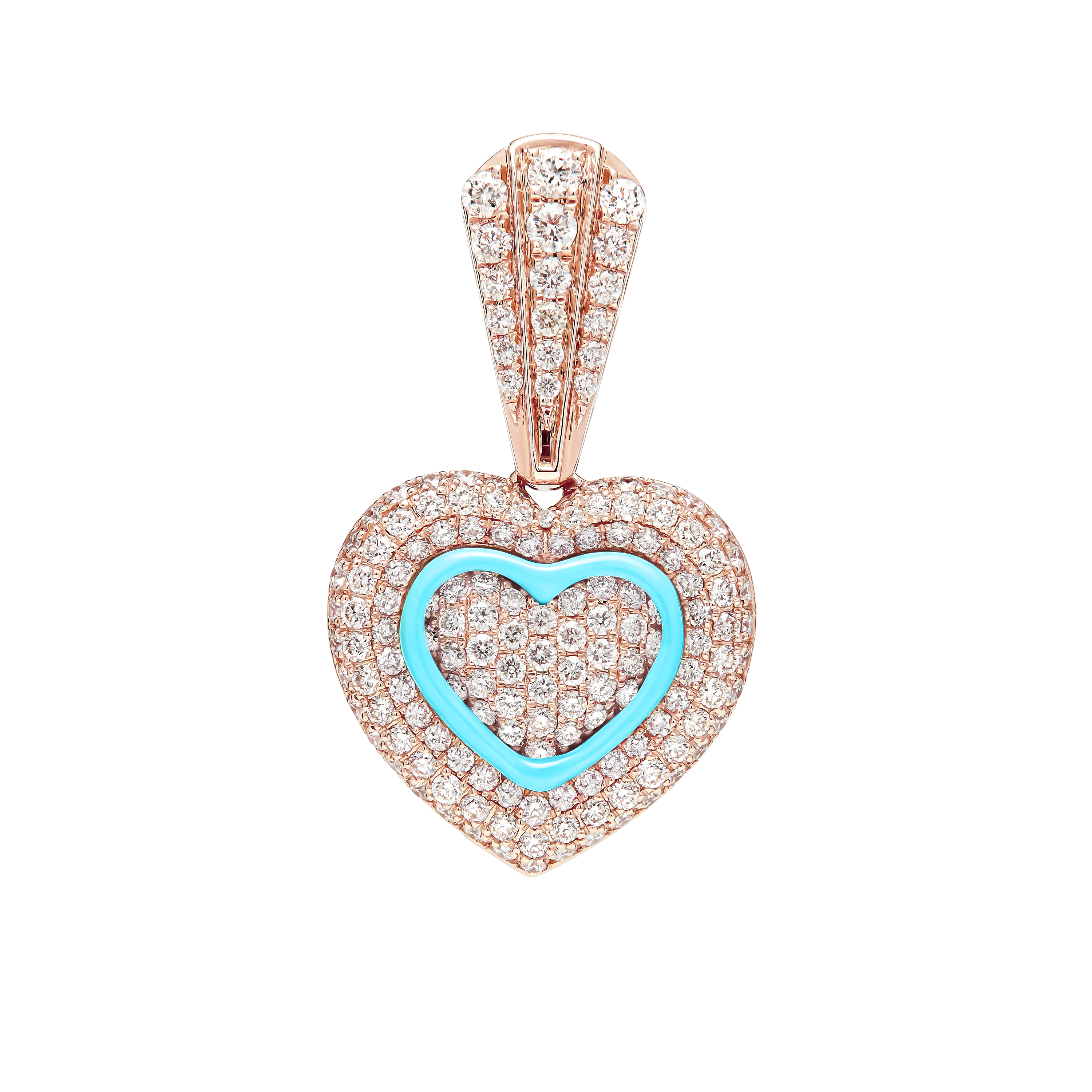 Heartbeat Regent Earring - Rose Gold