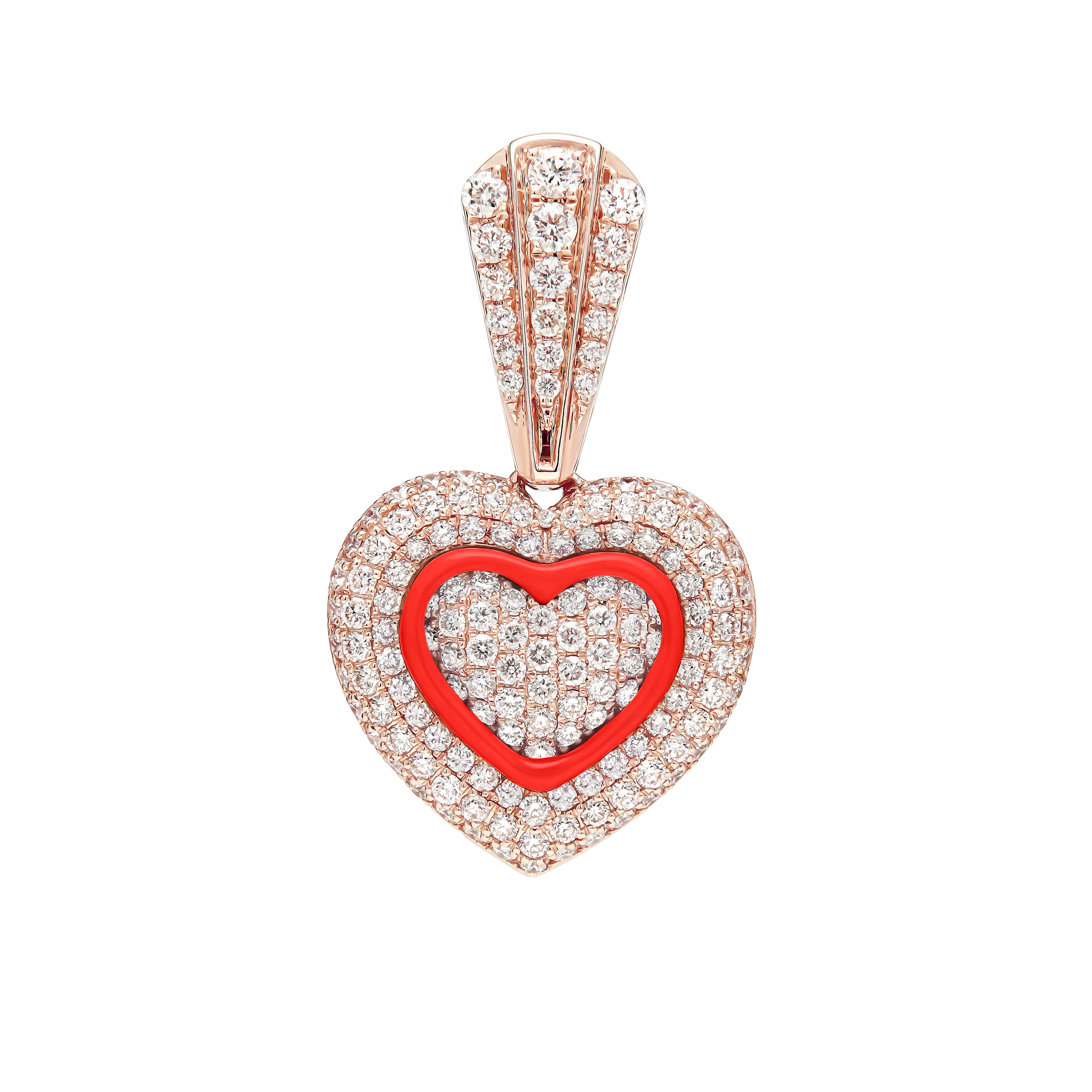 Heartbeat Regent Earring - Rose Gold