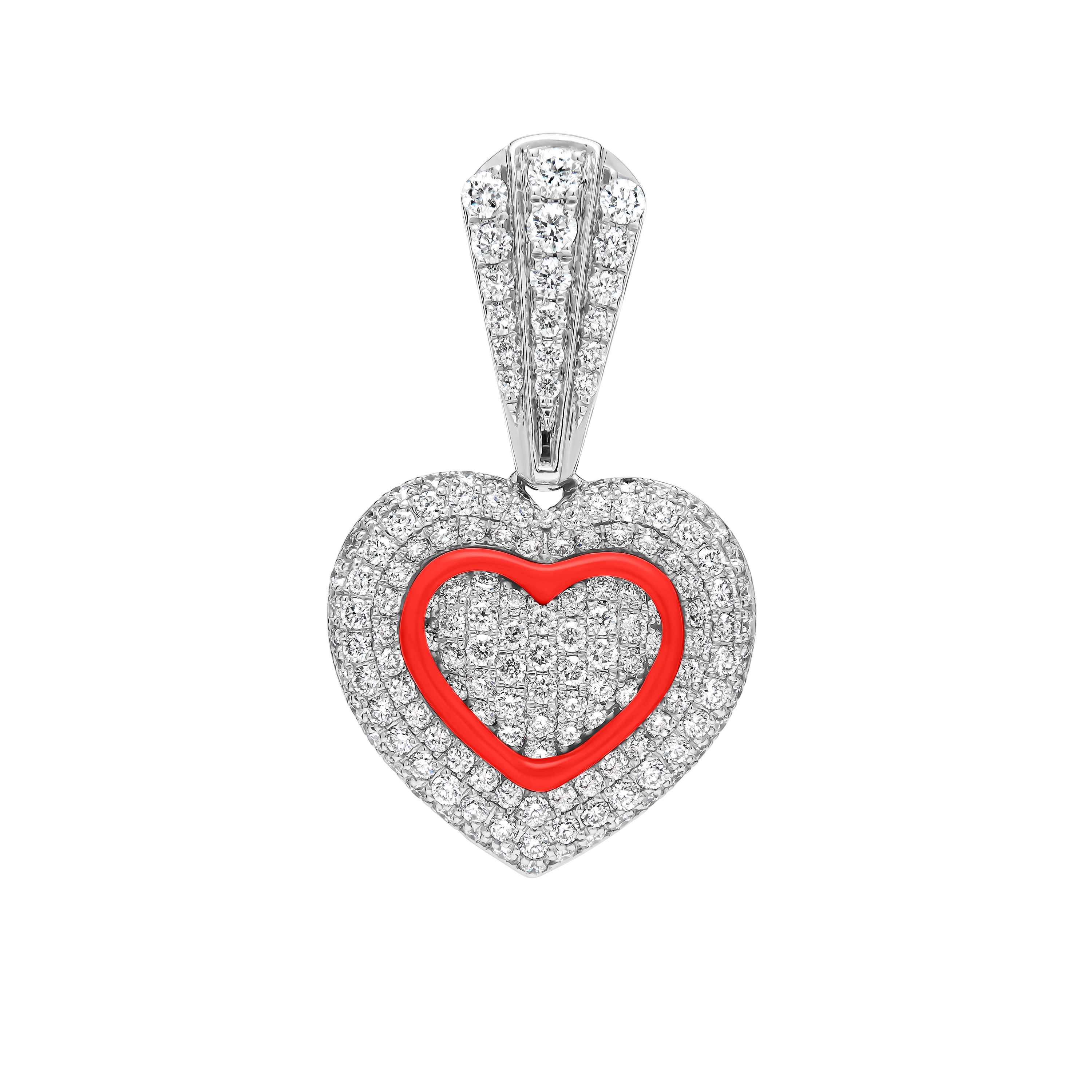 Heartbeat Regent Earring - White Gold