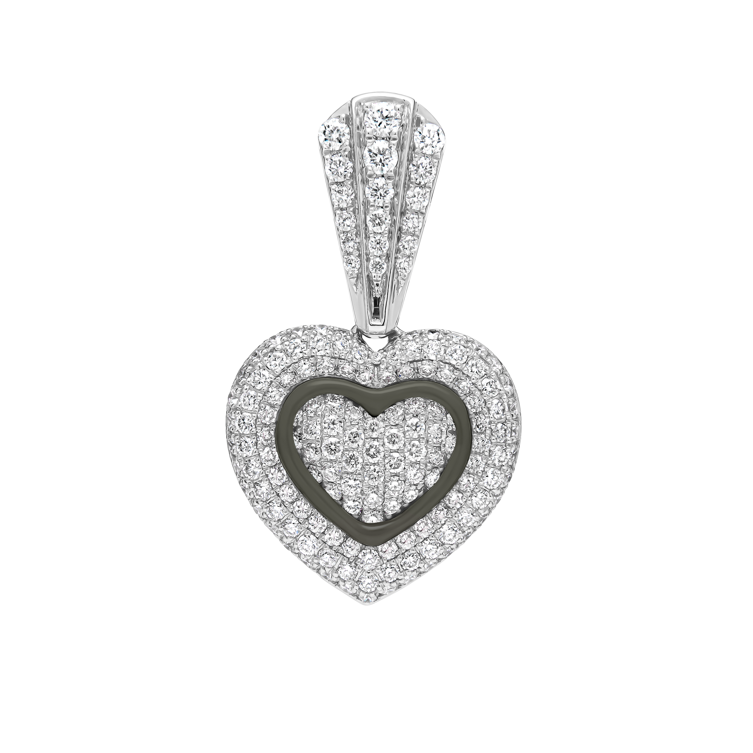 Heartbeat Regent Earring - White Gold