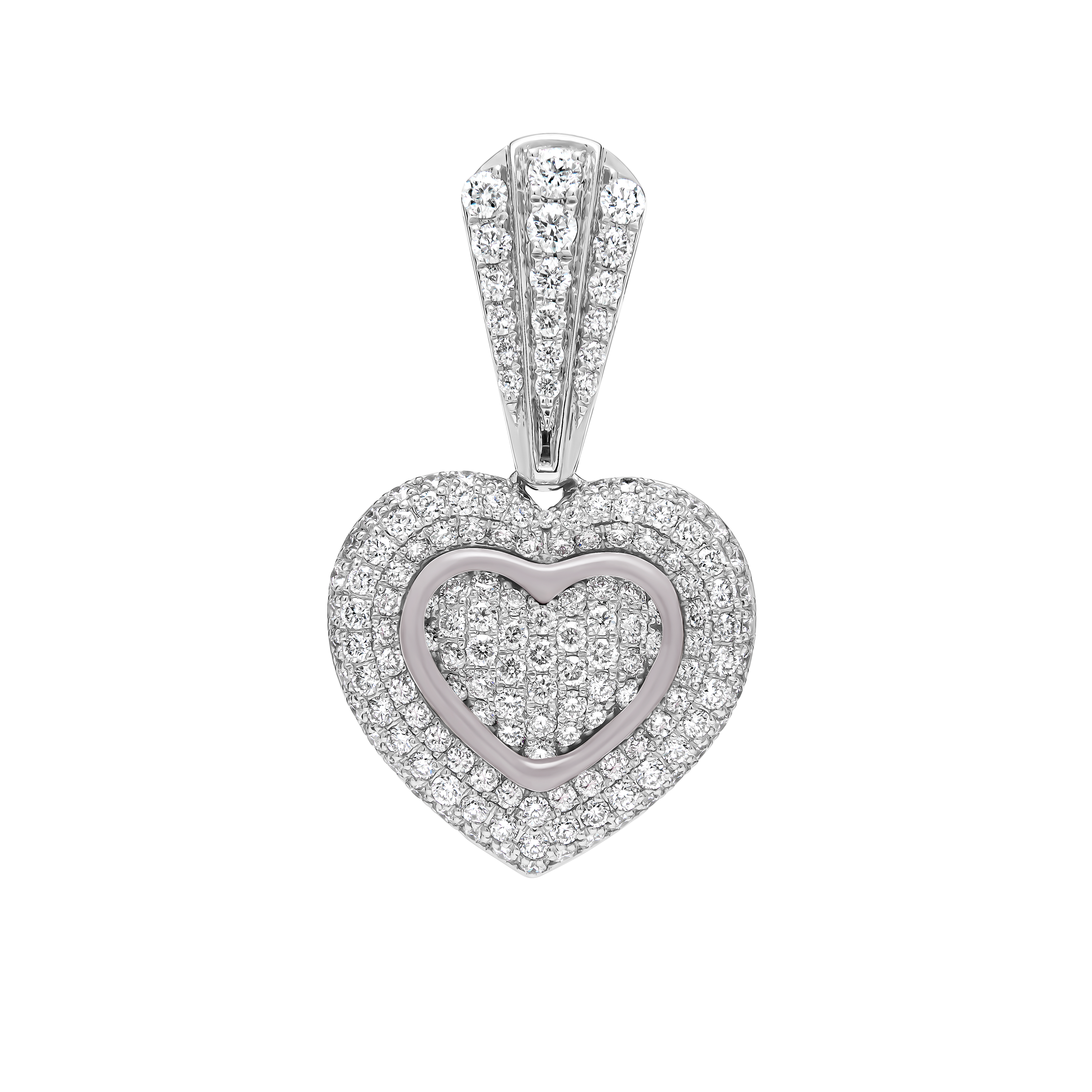 Heartbeat Regent Earring - White Gold