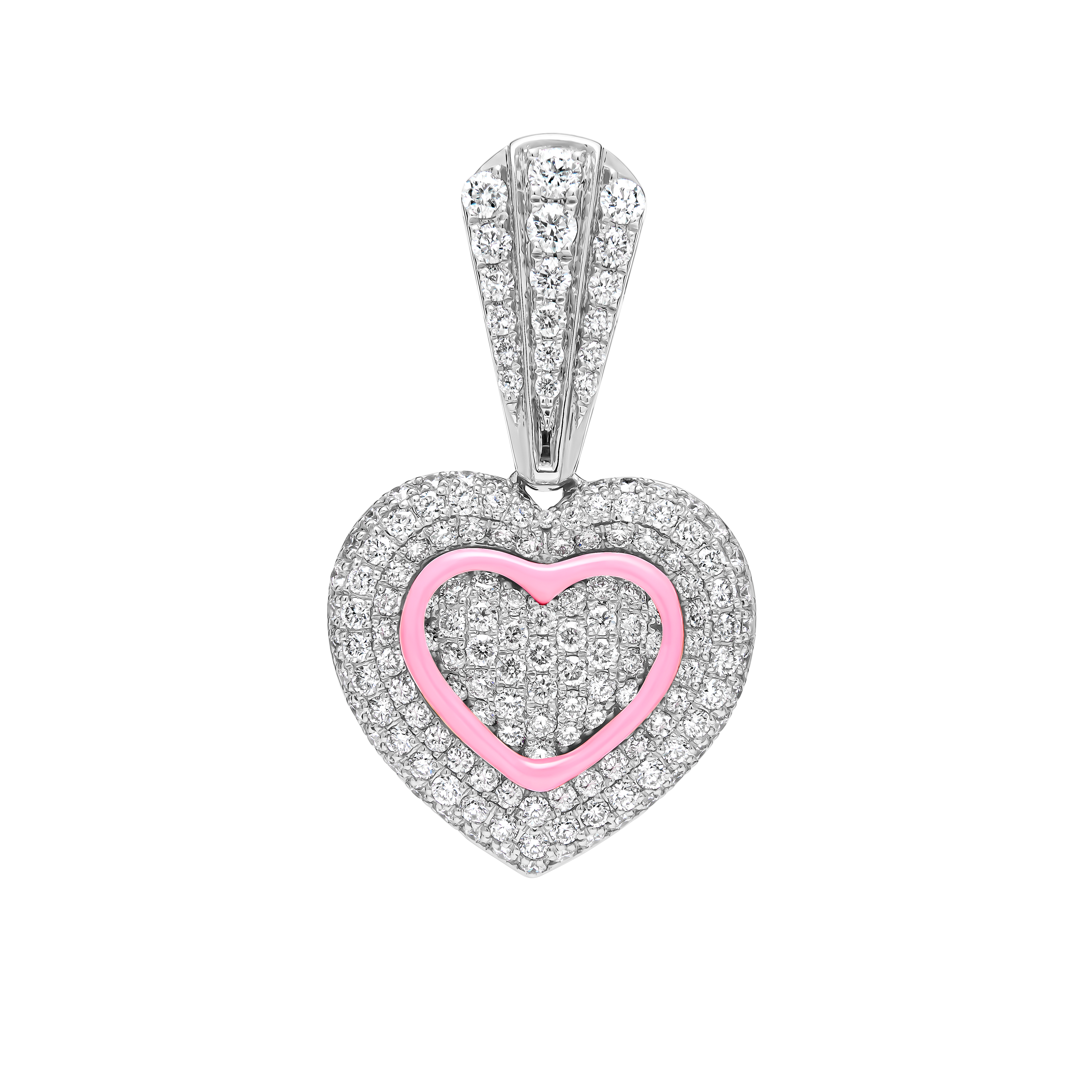 Heartbeat Regent Earring - White Gold