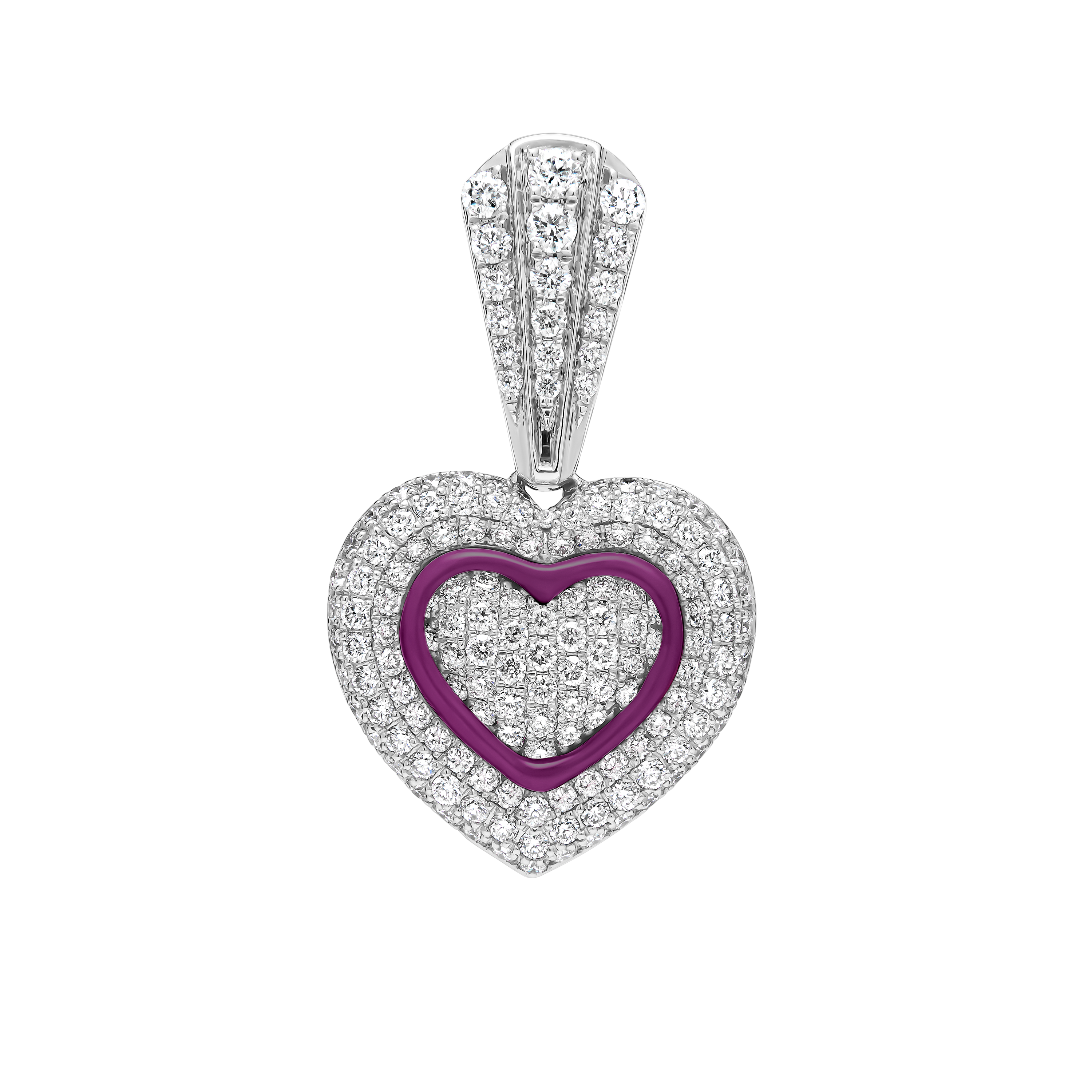Heartbeat Regent Earring - White Gold
