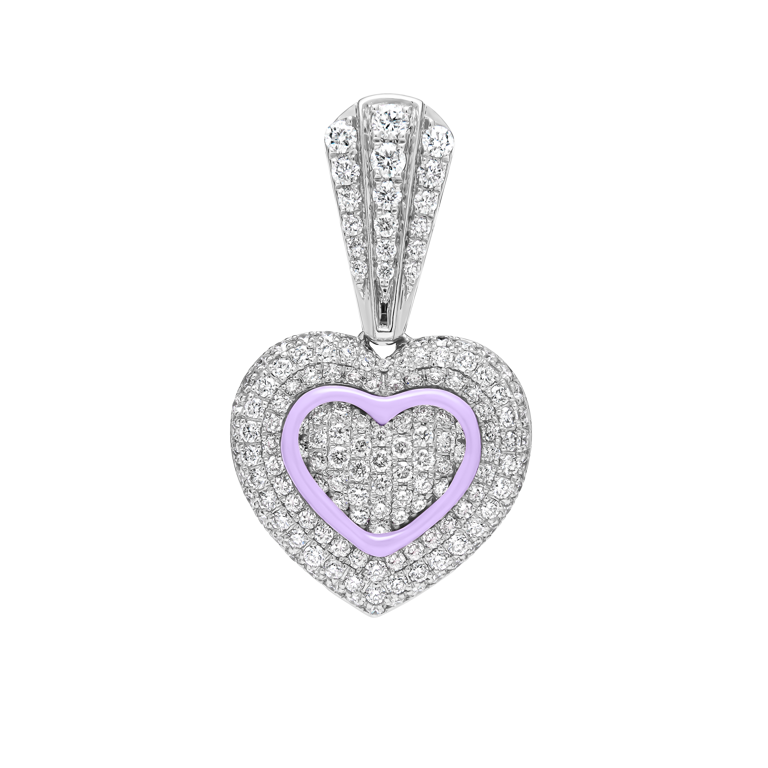 Heartbeat Regent Earring - White Gold