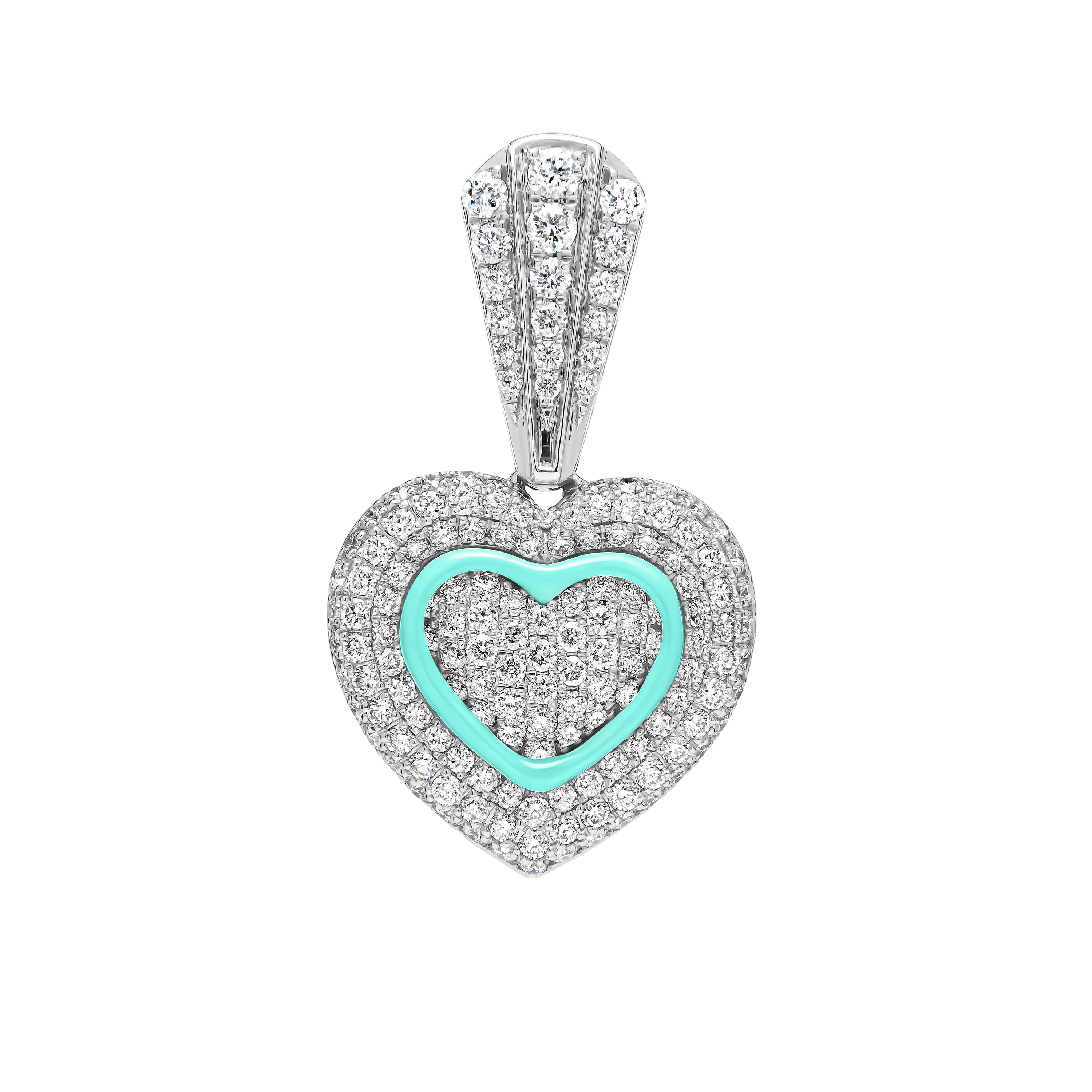 Heartbeat Regent Earring - White Gold