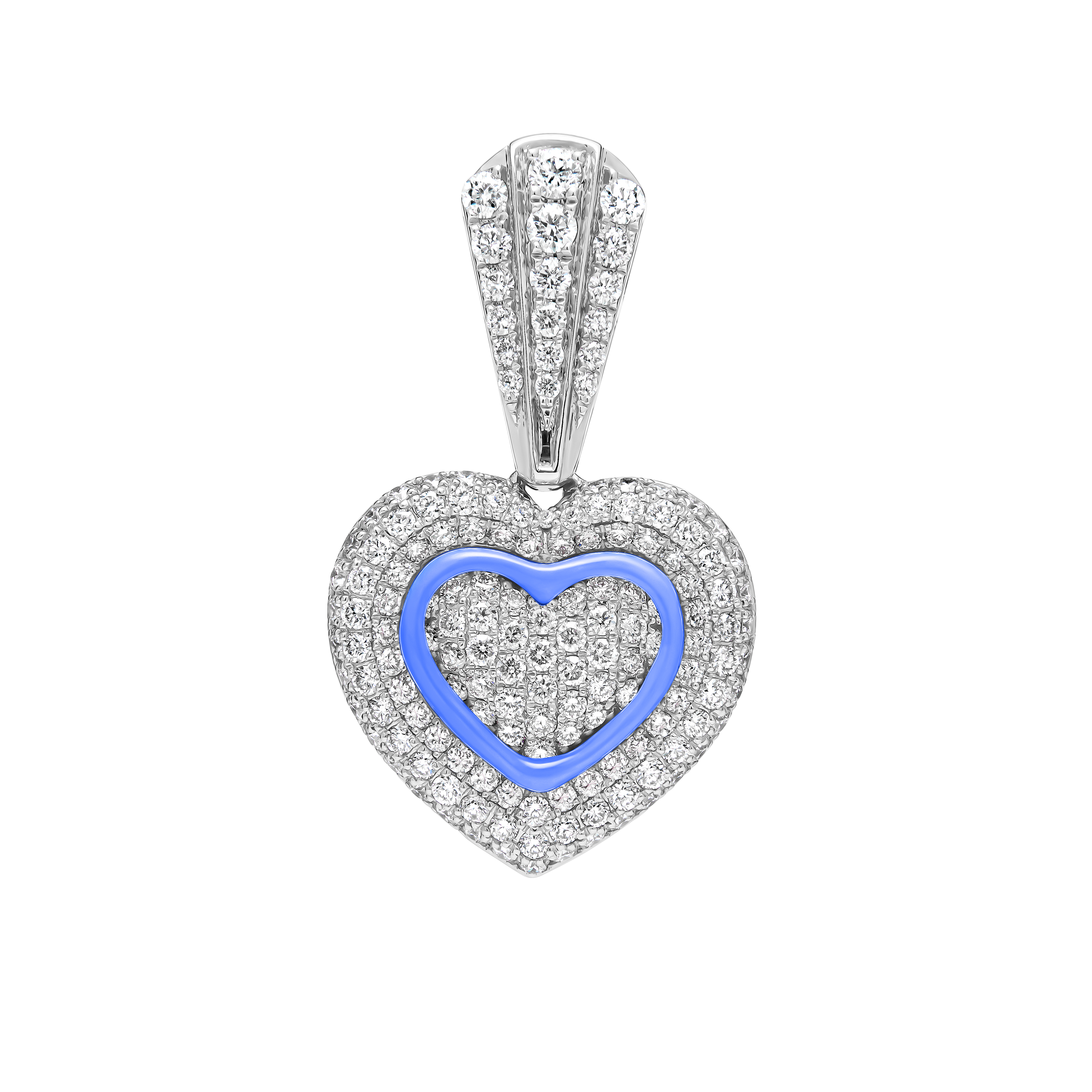 Heartbeat Regent Earring - White Gold