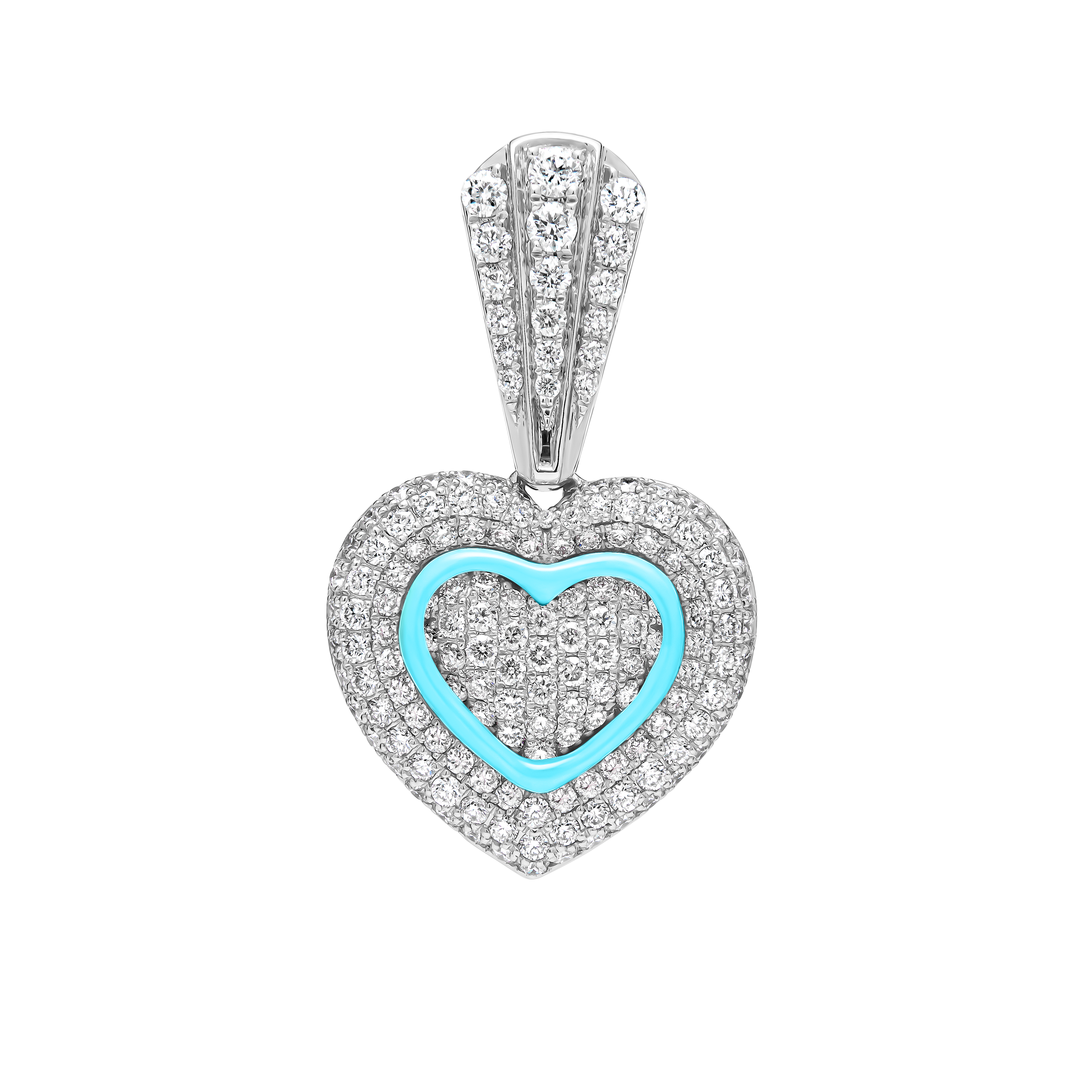 Heartbeat Regent Earring - White Gold